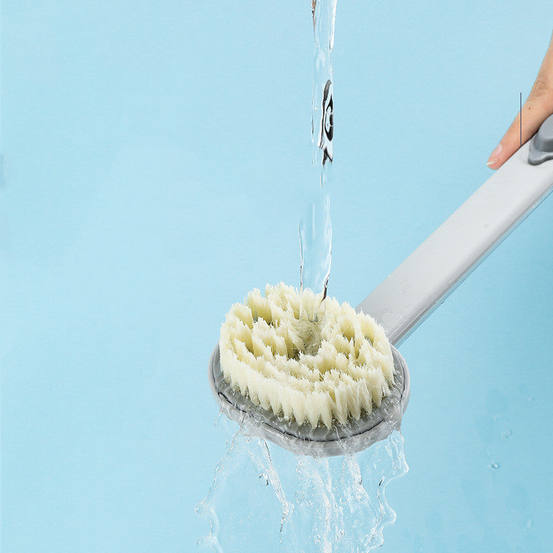 Spazzola per la doccia multifunzionale a doppio uso Spugna spazzola da bagno staccabile per il corpo con manico, massaggiatore Spazzola da bagno Gadgets per il bagno